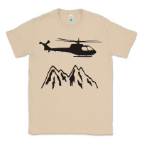 Mushroom mountain rescue helicopter funny Classic Tee - artisFamous
