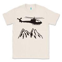 Natural mountain rescue helicopter funny Classic Tee - artisFamous