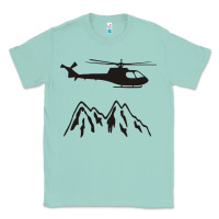 Seafoam mountain rescue helicopter funny Classic Tee - artisFamous