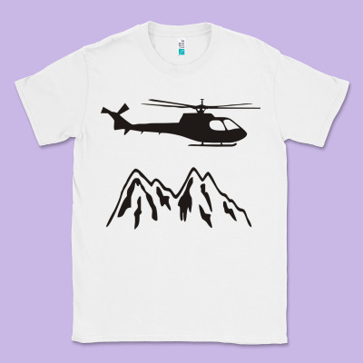 Mountain Rescue Helicopter Funny Classic Tee Designed By Artisfamous