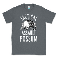 Charcoal Heather tactical assault possum Classic Tee - artisFamous
