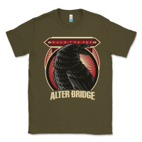 Army Green Alter Bridge Classic Tee - artisFamous