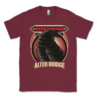Burgundy Alter Bridge Classic Tee - artisFamous