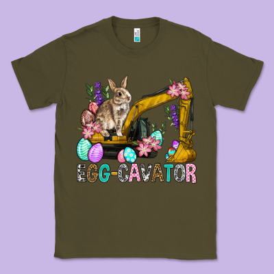 Egg Cavator Easter Classic Tee Designed By Bundleandbundleshop