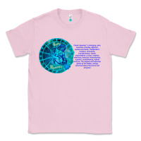 Bubblegum Pink Aquarius Sign Zodiac Astrology Horoscope T-shirt Classic Tee - artisFamous