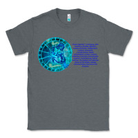 Charcoal Heather Aquarius Sign Zodiac Astrology Horoscope T-shirt Classic Tee - artisFamous