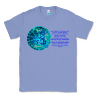 Colony Blue Aquarius Sign Zodiac Astrology Horoscope T-shirt Classic Tee - artisFamous