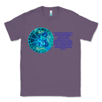 Lavender Aquarius Sign Zodiac Astrology Horoscope T-shirt Classic Tee - artisFamous