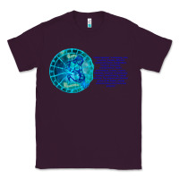 Plum Aquarius Sign Zodiac Astrology Horoscope T-shirt Classic Tee - artisFamous