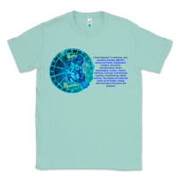 Seafoam Aquarius Sign Zodiac Astrology Horoscope T-shirt Classic Tee - artisFamous