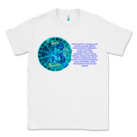 White Aquarius Sign Zodiac Astrology Horoscope T-shirt Classic Tee - artisFamous
