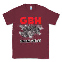 Burgundy Charged G.B.H Classic Tee - artisFamous
