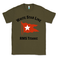 Army Green white star line (1) Classic Tee - artisFamous