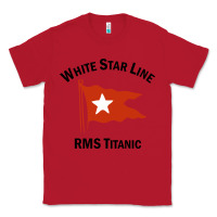Red white star line (1) Classic Tee - artisFamous