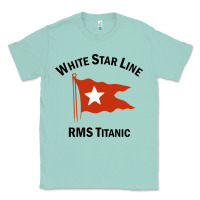 Seafoam white star line (1) Classic Tee - artisFamous