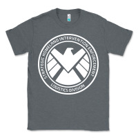 Charcoal Heather agents of shield Classic Tee - artisFamous
