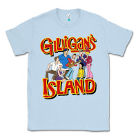 Dusty Blue gilligan island Classic Tee - artisFamous