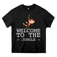Black Welcome To The Jungle Heavy Core Tee - Bettercallsaul
