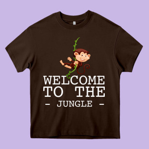 Welcome To The Jungle Heavy Core Tee Designed By Bettercallsaul