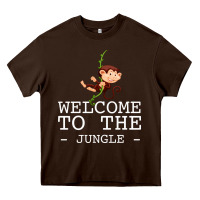 Chocolate Brown Welcome To The Jungle Heavy Core Tee - Bettercallsaul