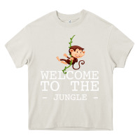 Cream Welcome To The Jungle Heavy Core Tee - Bettercallsaul