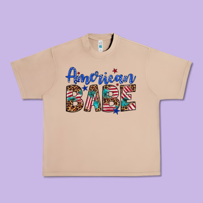 American Babe Urban Heavy Tee Designed By Artiststas