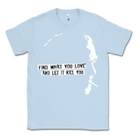 Dusty Blue charles bukowski Classic Tee - artisFamous