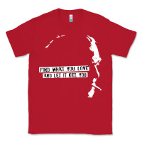 Red charles bukowski Classic Tee - artisFamous