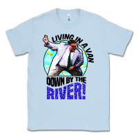 Dusty Blue chris farley   matt foley nostalgia Classic Tee - artisFamous