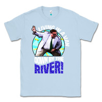 Dusty Blue chris farley   matt foley nostalgia Classic Tee - artisFamous