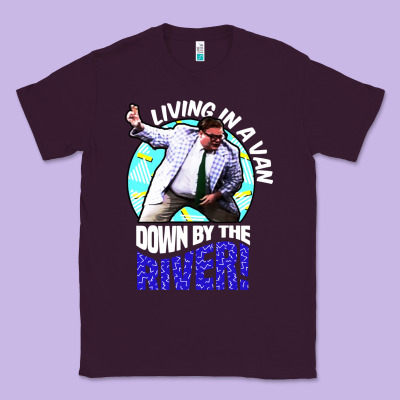 Chris Farley   Matt Foley Nostalgia Classic Tee Designed By Artisfamous