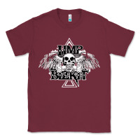 Burgundy Limp Bizkit Essential Classic Tee - artisFamous