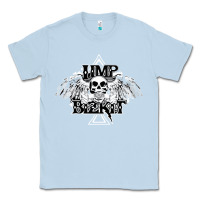 Dusty Blue Limp Bizkit Essential Classic Tee - artisFamous