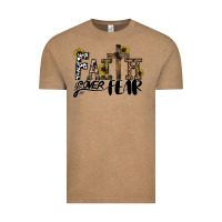 Vintage Coffee faith over fear Vintage Tee - CowhideDigitalArt