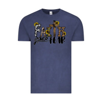 Vintage Denim faith over fear Vintage Tee - CowhideDigitalArt