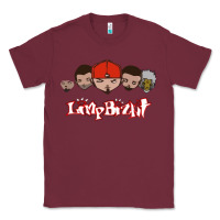 Burgundy Limp Bizkit Essential Classic Tee - artisFamous