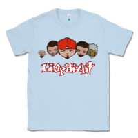 Dusty Blue Limp Bizkit Essential Classic Tee - artisFamous