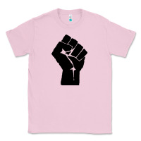 Bubblegum Pink fist Classic Tee - artisFamous
