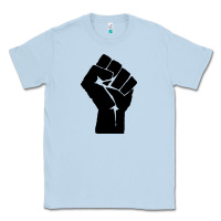 Dusty Blue fist Classic Tee - artisFamous