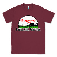 Burgundy field of dreams Classic Tee - artisFamous