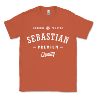 Copper Sebastian Personalized Name Mens Birthday Classic Tee - artisFamous