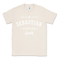 Natural Sebastian Personalized Name Mens Birthday Classic Tee - artisFamous
