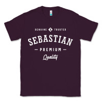 Plum Sebastian Personalized Name Mens Birthday Classic Tee - artisFamous