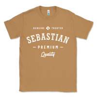 Toasted Coconut Sebastian Personalized Name Mens Birthday Classic Tee - artisFamous