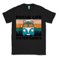 Black pogue life outer banks retro vintage Classic Tee - artisFamous
