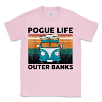 Bubblegum Pink pogue life outer banks retro vintage Classic Tee - artisFamous