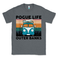 Charcoal Heather pogue life outer banks retro vintage Classic Tee - artisFamous