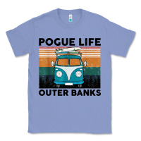 Colony Blue pogue life outer banks retro vintage Classic Tee - artisFamous