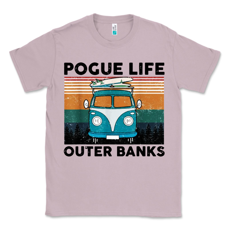 Pogue Life Outer Banks Retro Vintage Classic Tee by artisFamous | Teevron