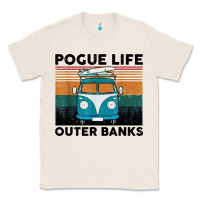 Natural pogue life outer banks retro vintage Classic Tee - artisFamous